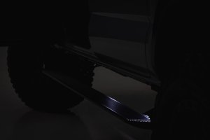 Toyota Tacoma Power Running Boards - Rough Country - 6-Inch All-Season Aluminum - '05-'23